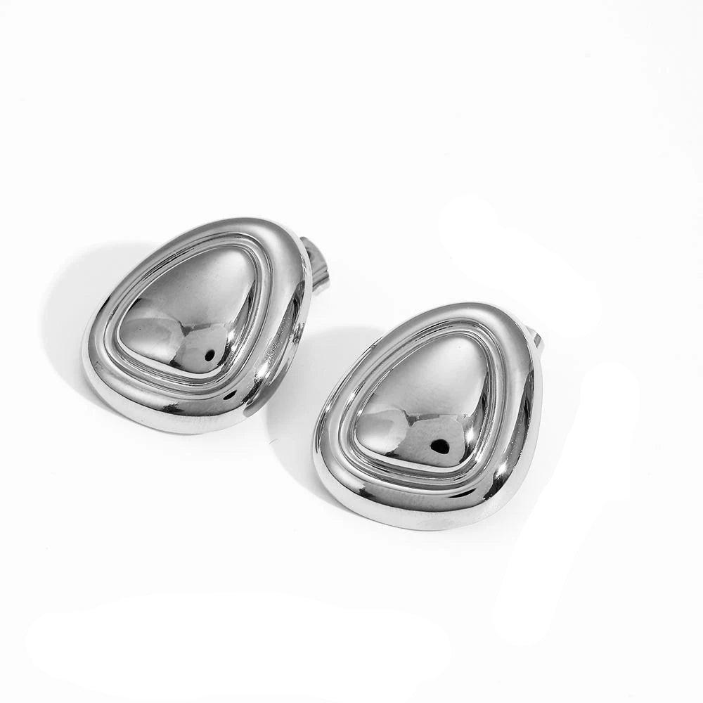 18K Gold Star Chunky Hoop Earrings™ – Bold Shine, Playful Elegance