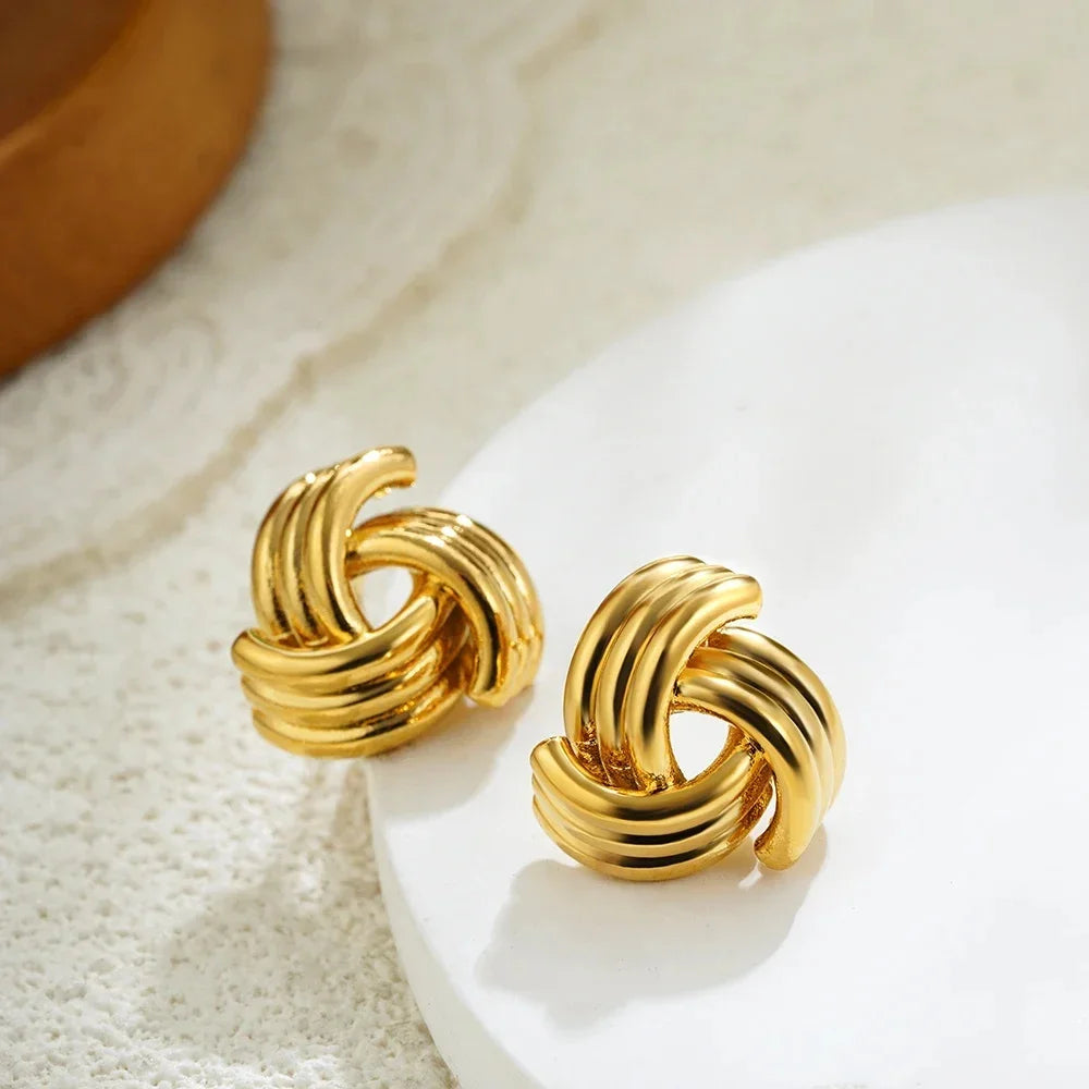 Jewlena™ Fashion Acrylic Geometric Dangle Earrings Clip-On Elegance for Every Woman
