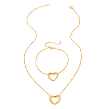 Jewlena Eternal Harmony Jewelry Set Necklace, Earrings & Bracelet