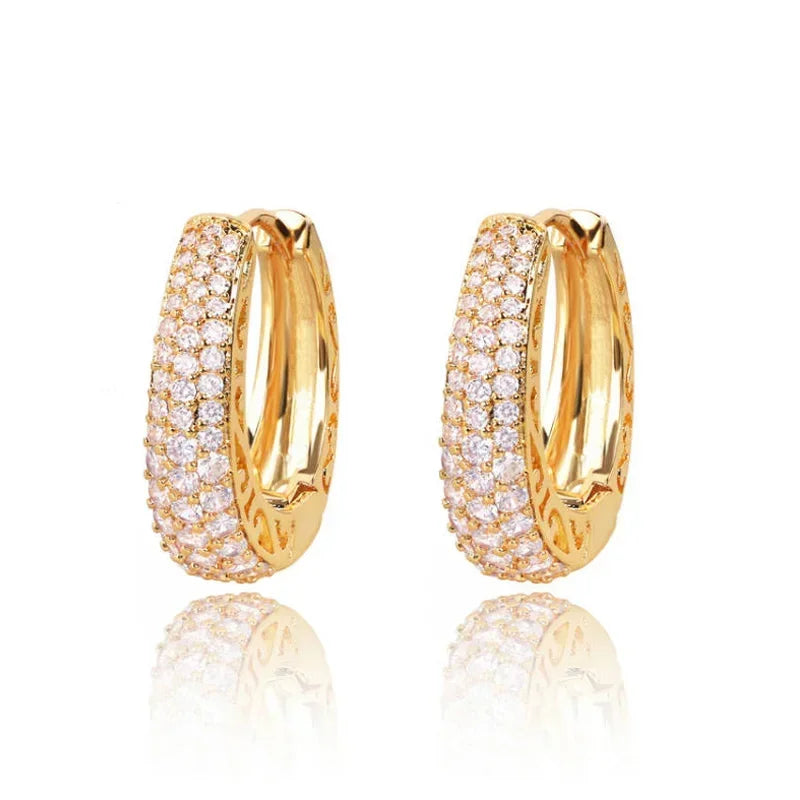Jewlena gold Pure Elegance Hoop Earrings