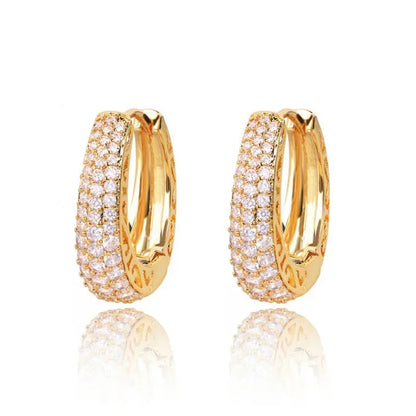 Jewlena gold Pure Elegance Hoop Earrings
