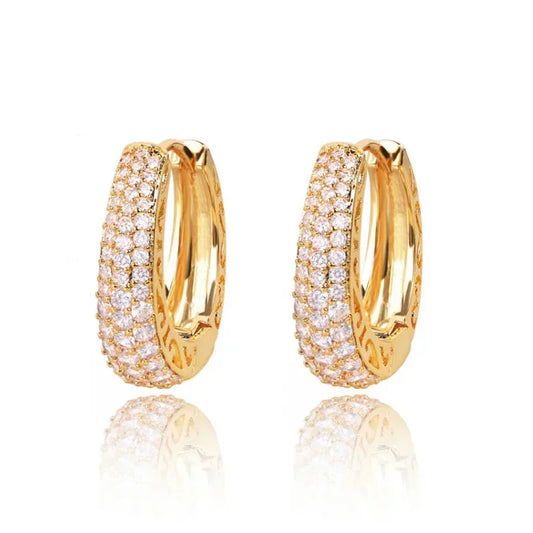 Jewlena gold Pure Elegance Hoop Earrings