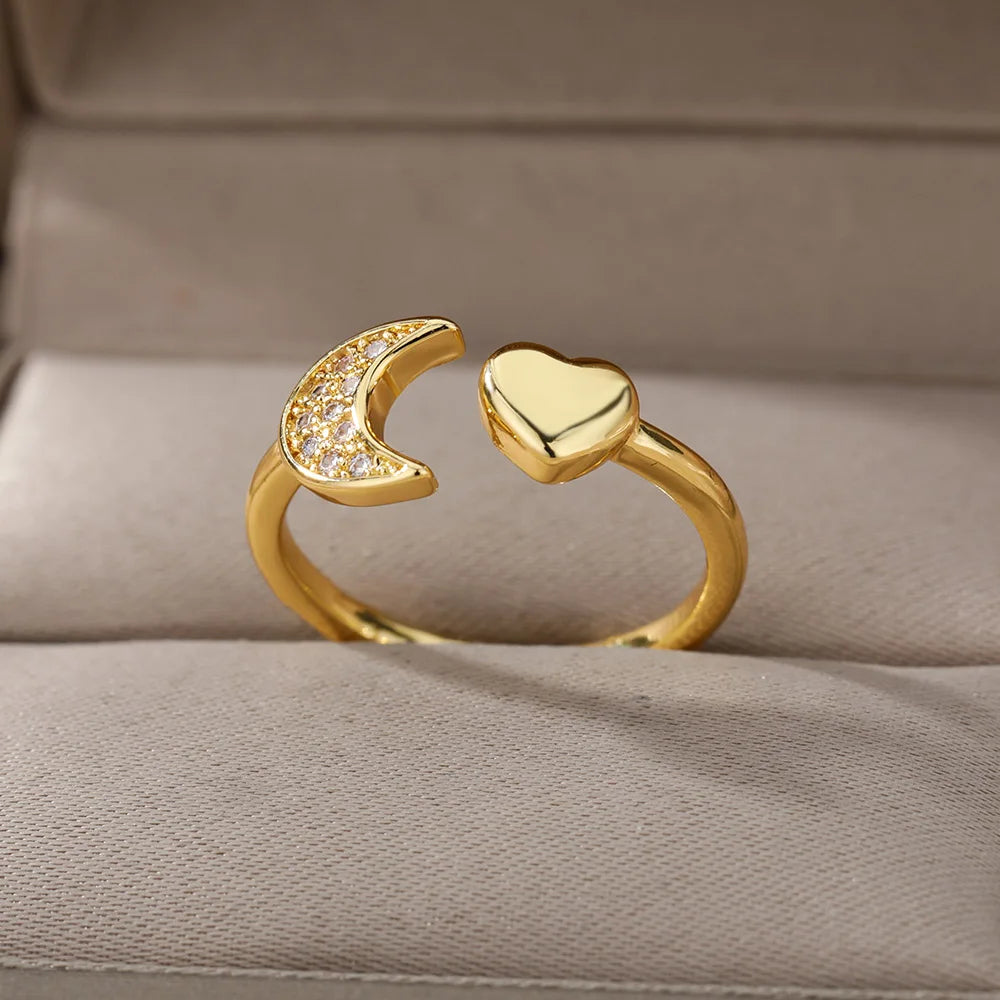Luxe Gold Rings by Jewlena