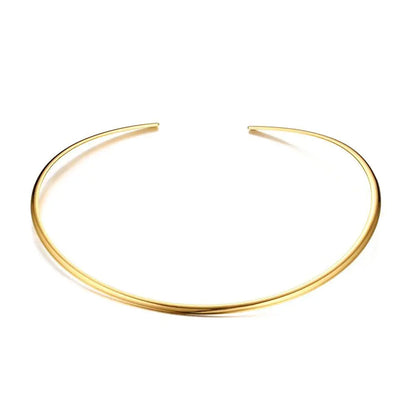 Jewlena Essential Glow Choker Stainless Steel O-Chain Necklace