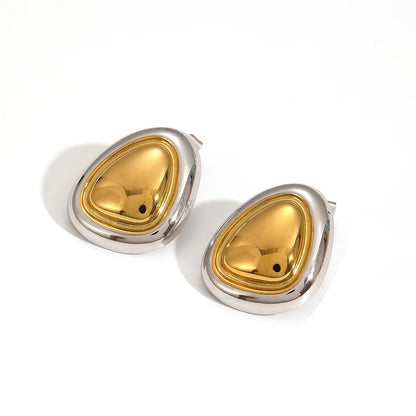 18K Gold Star Chunky Hoop Earrings™ – Bold Shine, Playful Elegance