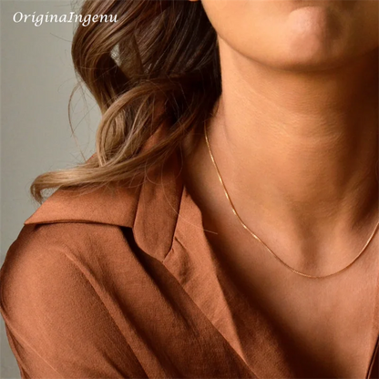 Jewlena™ | 18K Gold Plated Triple Layer Mesh Necklace