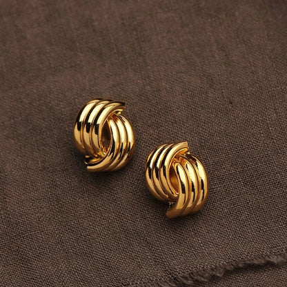 Jewlena™ Fashion Acrylic Geometric Dangle Earrings Clip-On Elegance for Every Woman