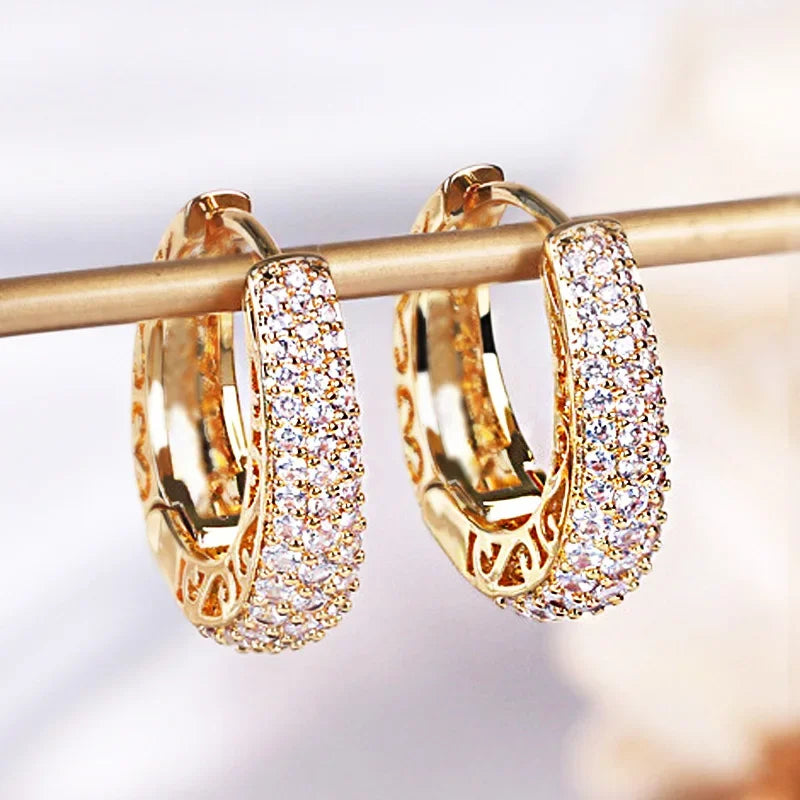 Jewlena gold Pure Elegance Hoop Earrings