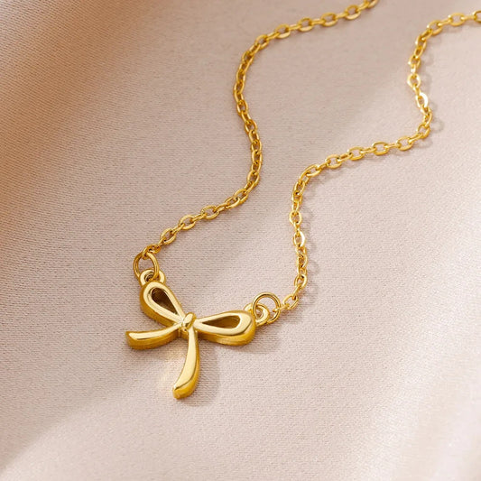 Gold Color Korean Aesthetic Choker for Women | Jewlena Daily Accessory