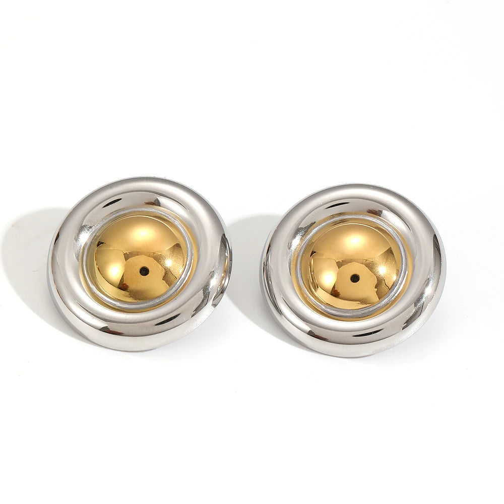 18K Gold Chunky Hoop Earrings™ – Bold Volume, Effortless Elegance