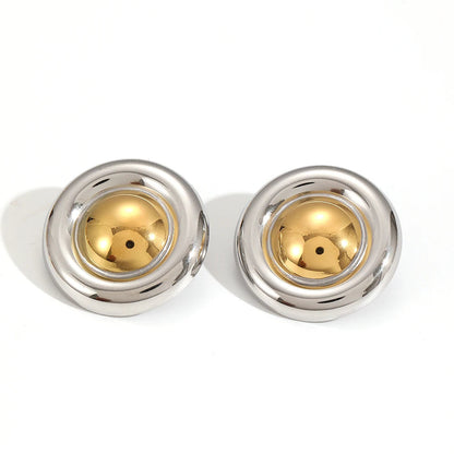 18K Gold Chunky Hoop Earrings™ – Bold Volume, Effortless Elegance