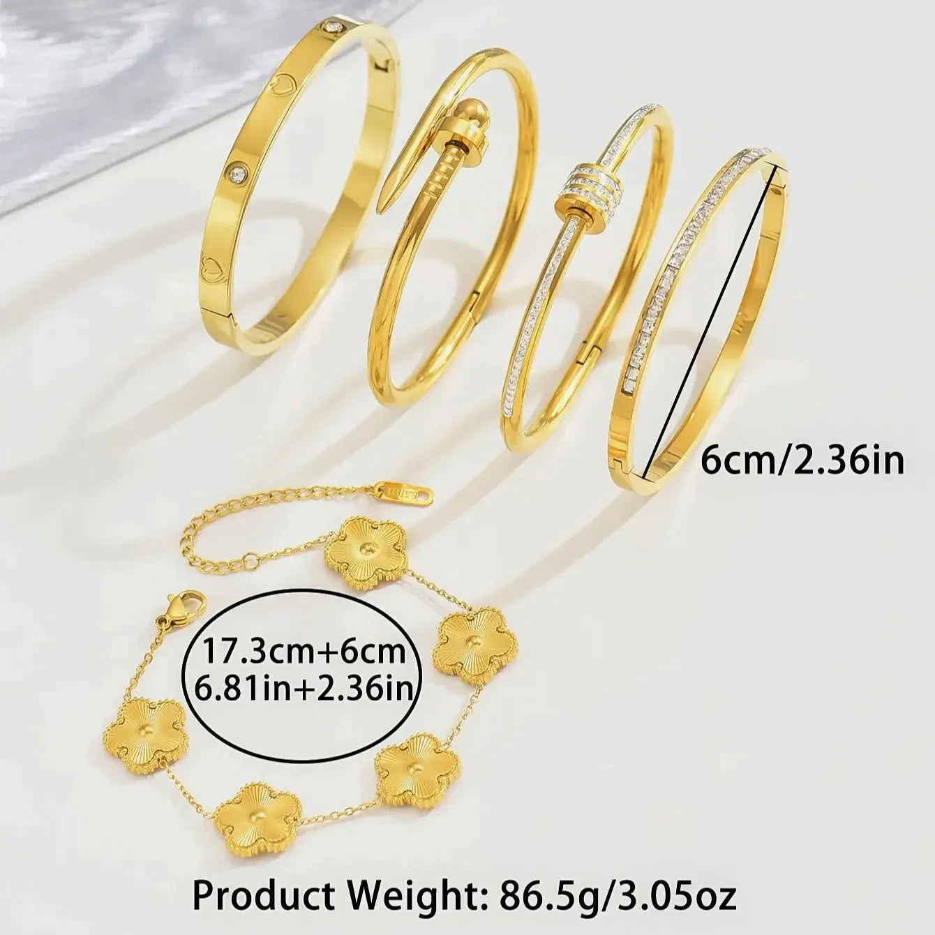 Jewlena™ Water Drop Jewelry Set Modern Elegance with a Bold Edge