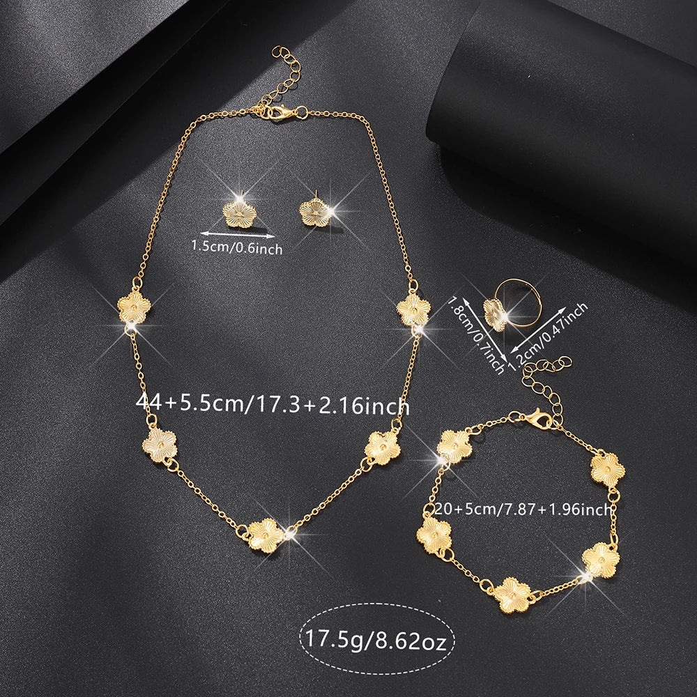 Bracelet • Necklace • Earrings | Elegant Women's Jewlena