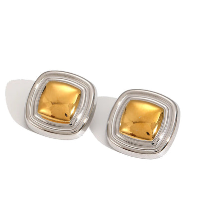 18K Gold Chunky Hoop Earrings™ – Bold Volume, Effortless Elegance