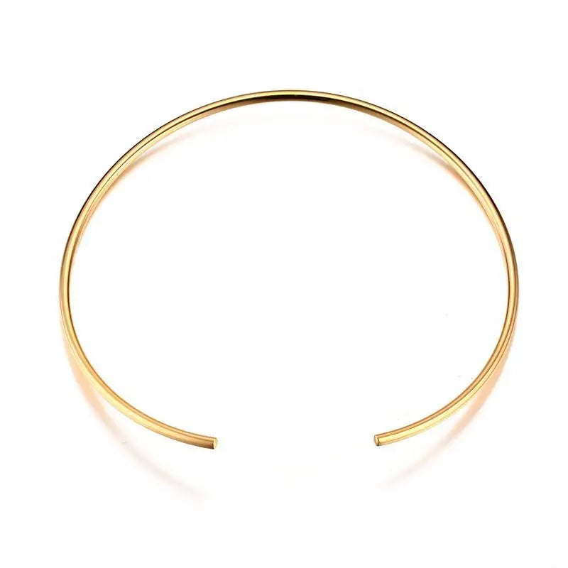 Jewlena Essential Glow Choker Stainless Steel O-Chain Necklace