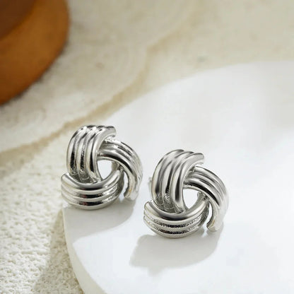 Jewlena™ Fashion Acrylic Geometric Dangle Earrings Clip-On Elegance for Every Woman